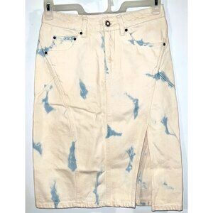 Future Collective Gabriella Karefa-Johnson Womens Tie-dye Denim Skirt Size 2